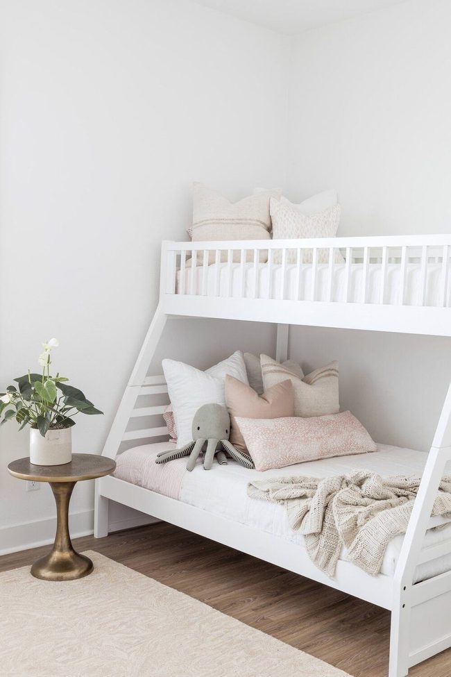 Soft Earth Tones Bunk Bed