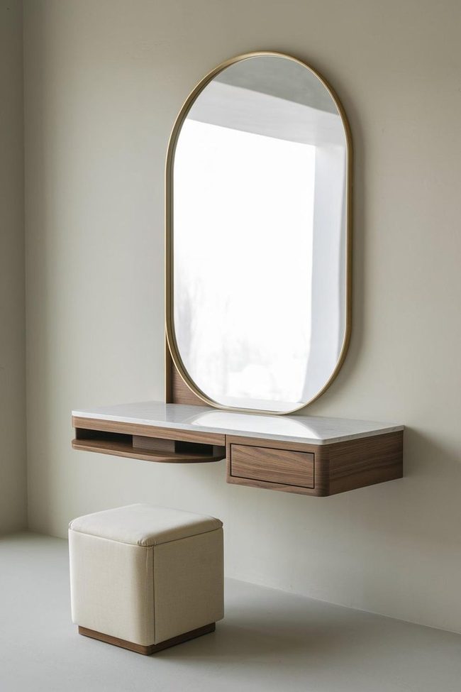 Floating Shelf Coffee Station