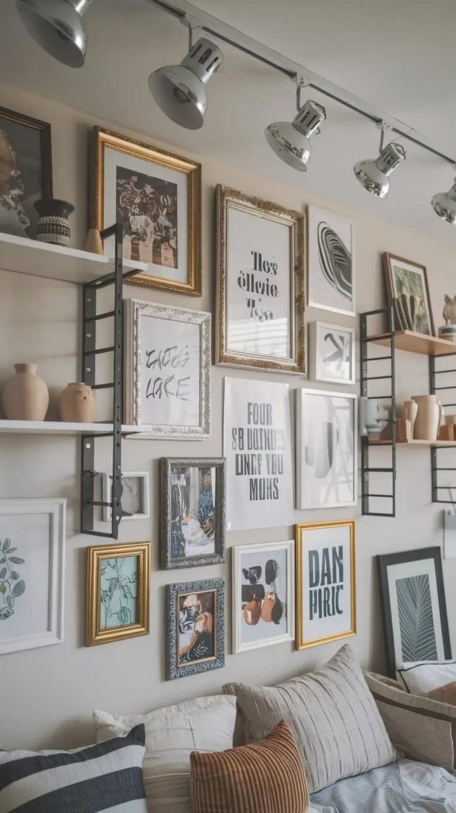 Black Frame Gallery Wall