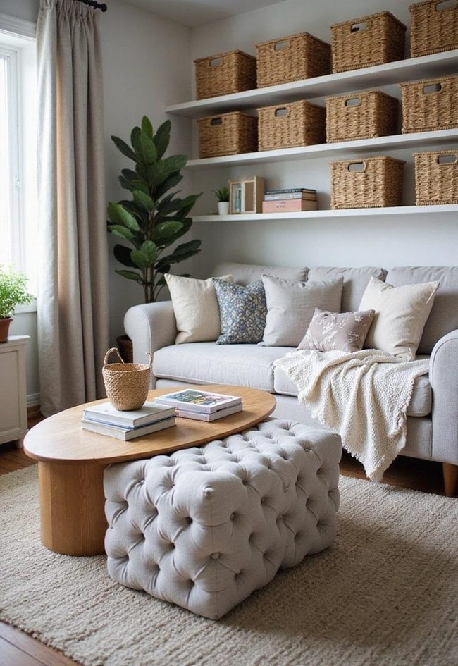 Hidden Space-Saving Furniture Doubles Space