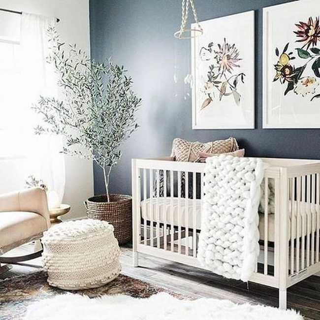 Blue Nursery, Natural Textures