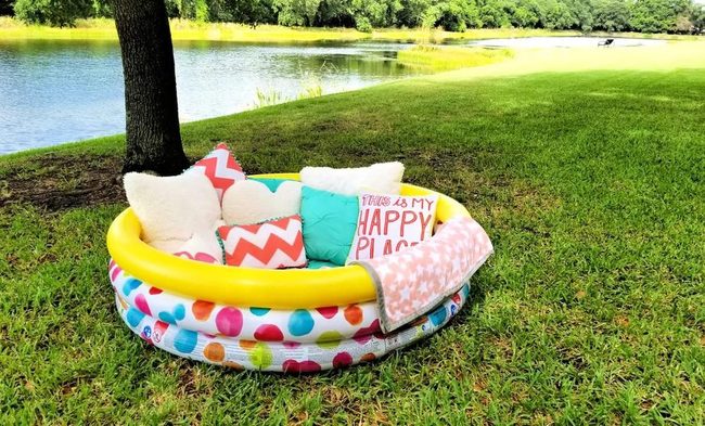 Poolside Inflatables In Green