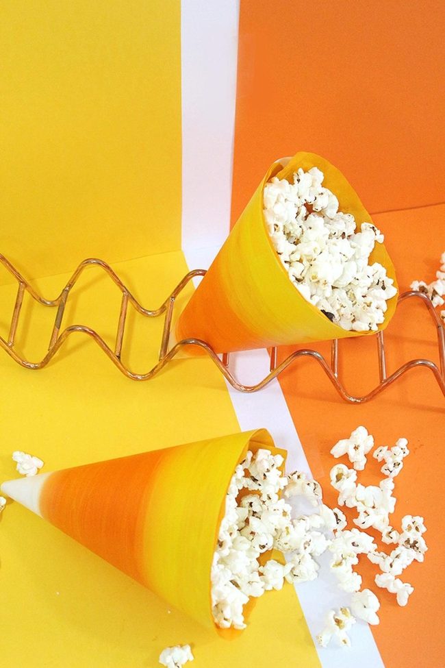 Popcorn Cones With Copper Wire