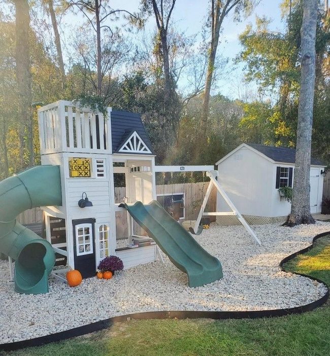 Backyard Climbing Fort Playground