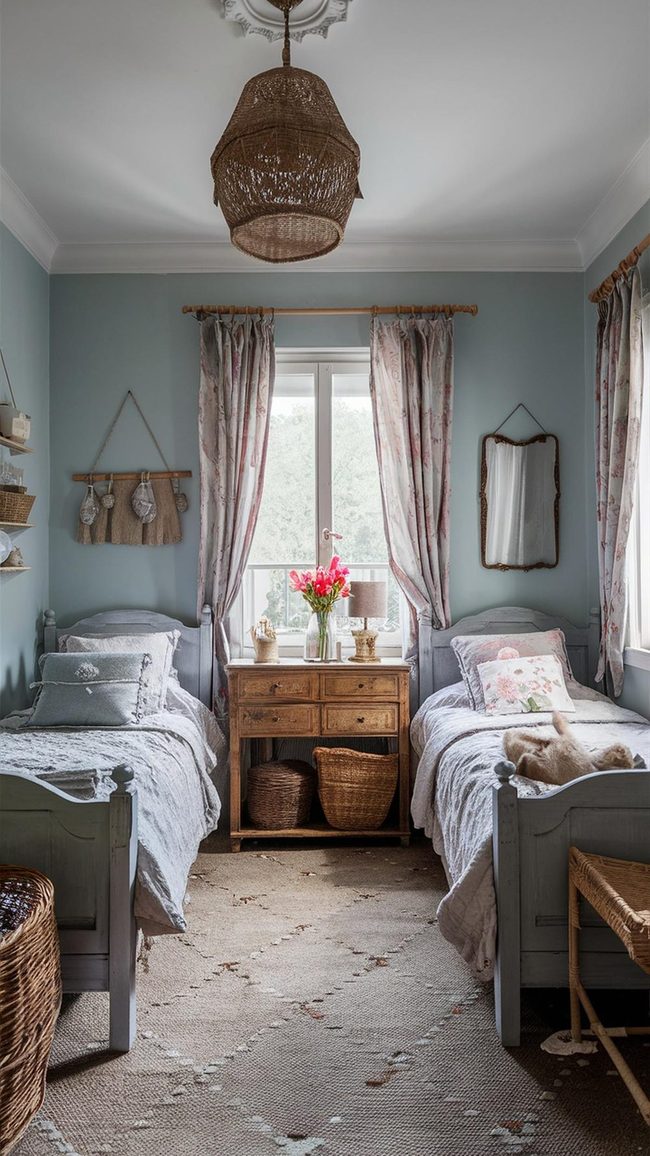 Pastel Nursery Meets Colorful Study Space