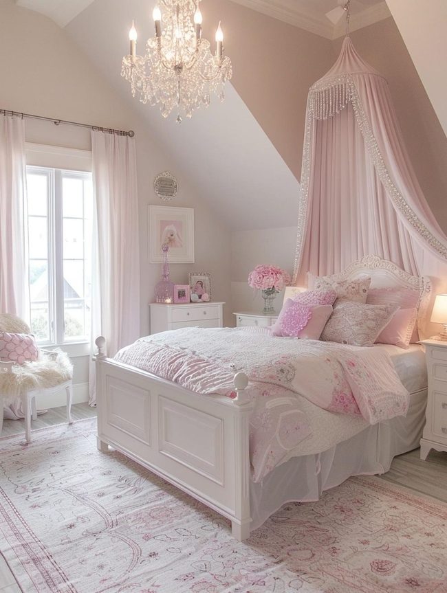 Crystal Chandelier Sleep Space Sparkle