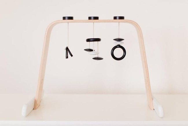 Natural Wood Baby Gym