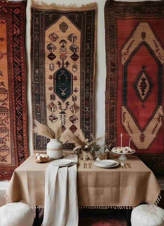 Layered Vintage Textiles Organic Foundation