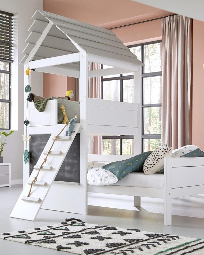 Climbing Wall Loft Bed