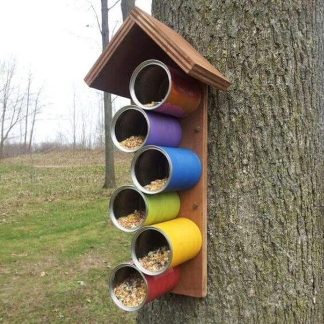Upcycled Teacup Bird Feeders
