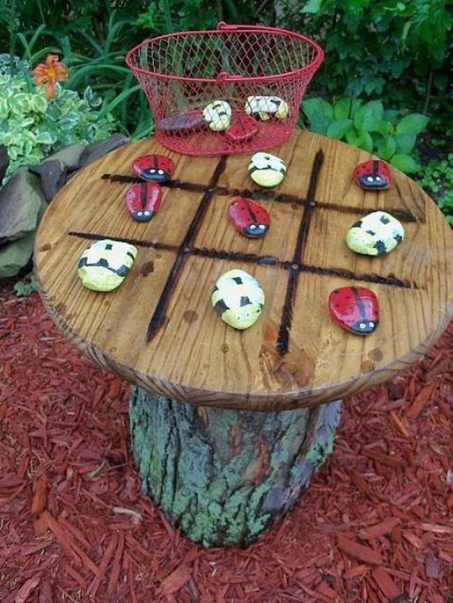 Red Mulch Garden Game Board