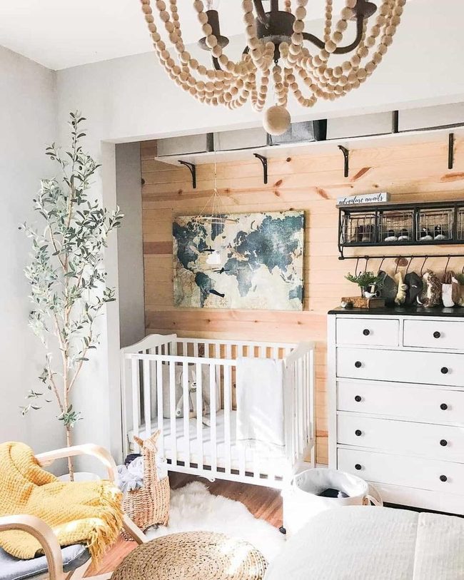 Open Closet, Shiplap Storage