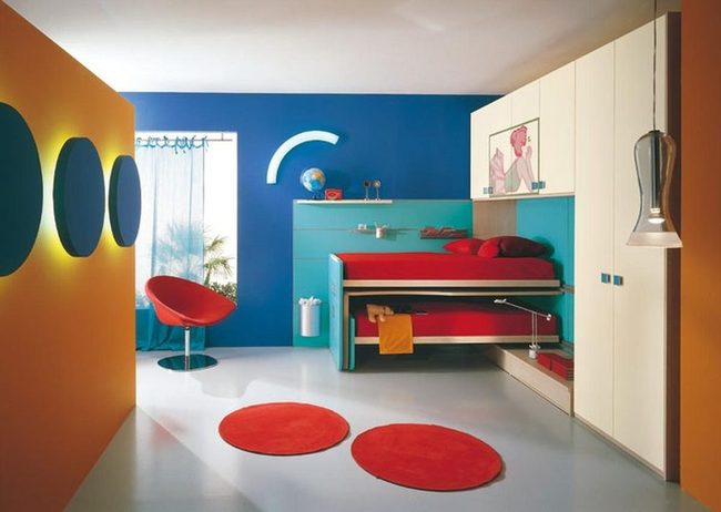 Orange And Turquoise Bedroom Energy
