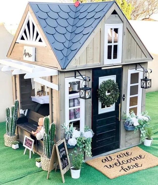 Gray Roof Storybook Cottage