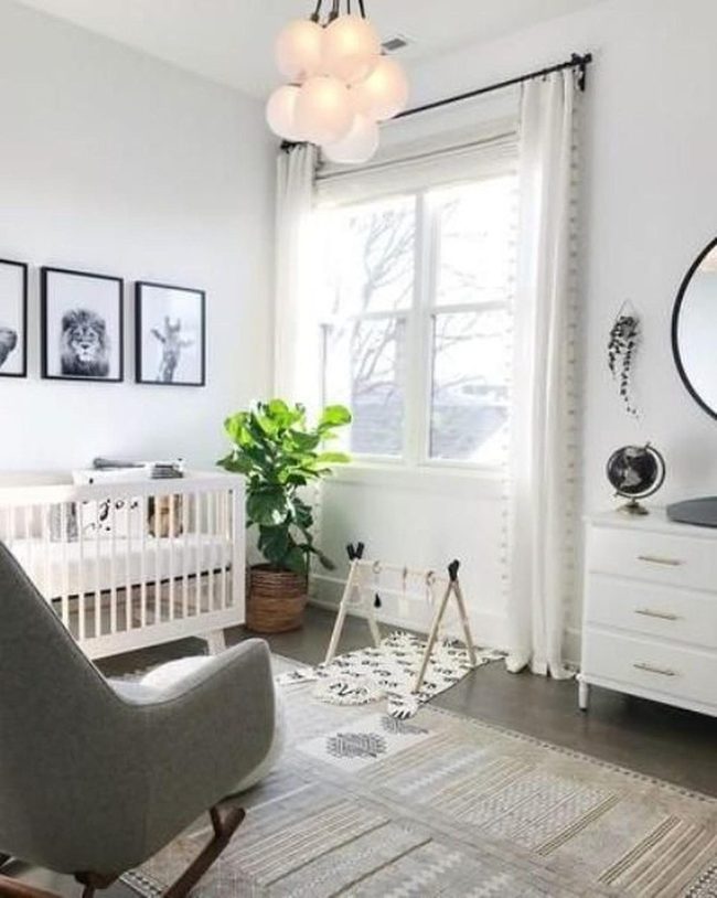 Black & White Animal Prints Nursery