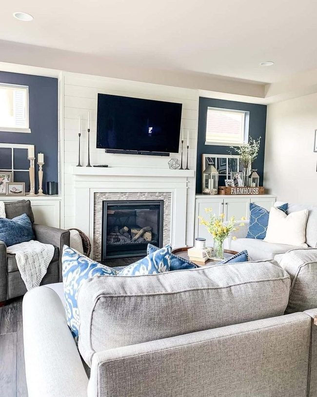 Modern Fireplace, Farmhouse Soul