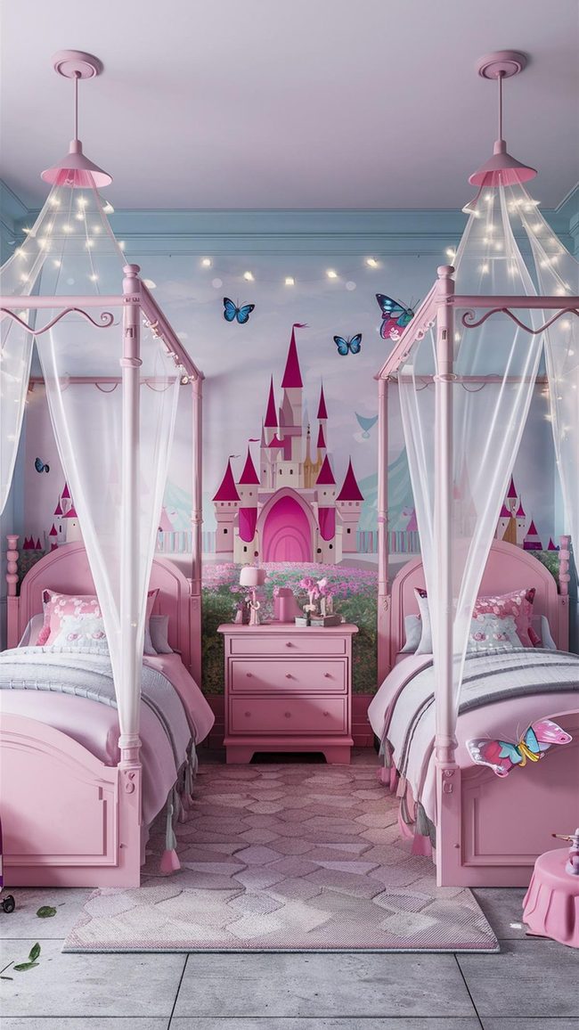 Pastel Canopy Boudoir Dreams