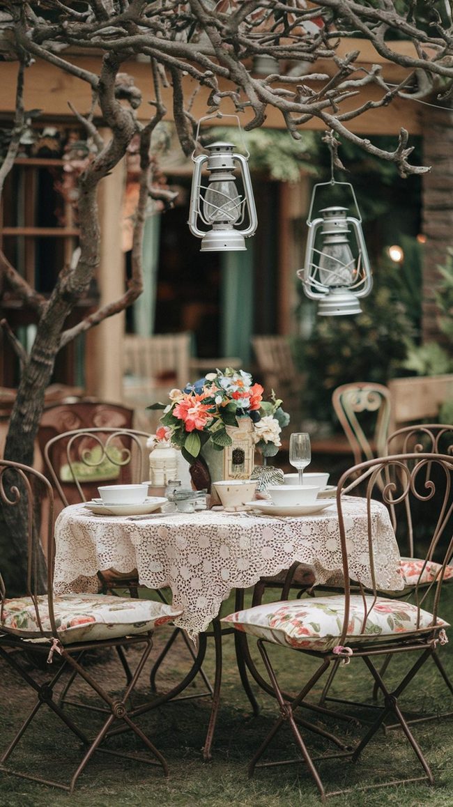 Weathered Teak Vintage Patio