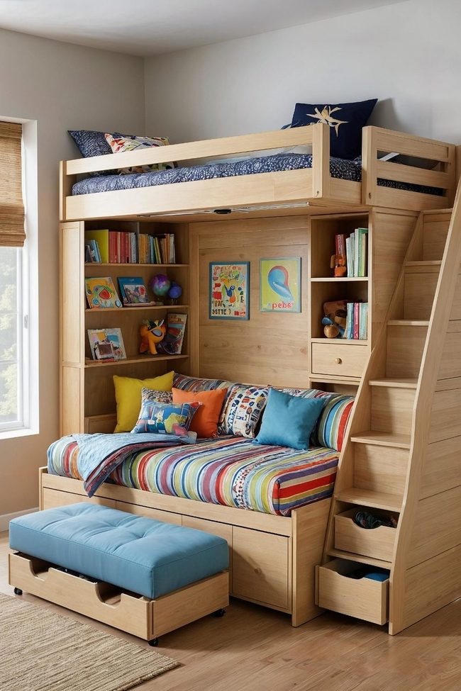 Loft Beds Maximize Small Spaces