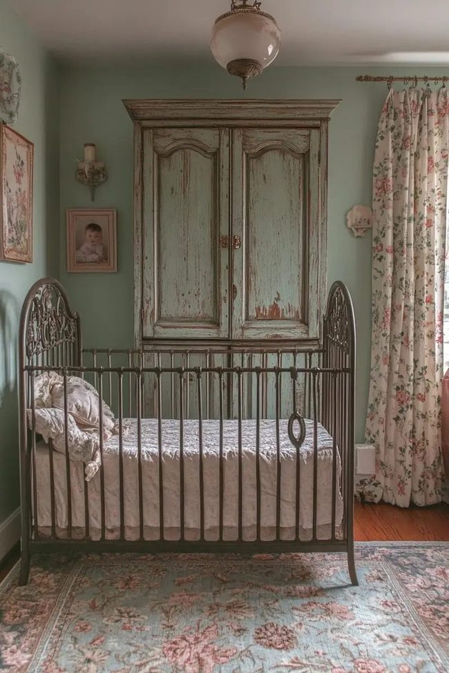 Wrought Iron French Provincial Nursery