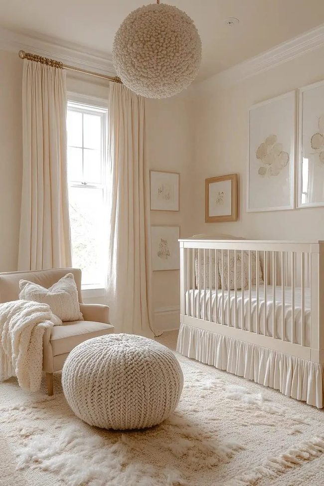 Layered Beige Nursery Sanctuary