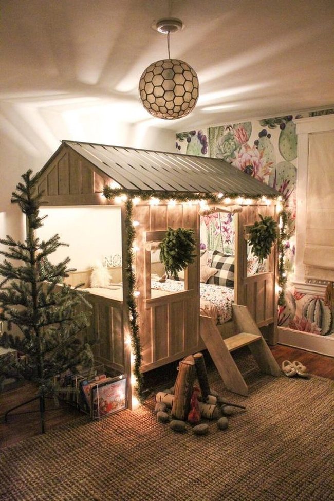 Woodland Cabin Toddler Bed