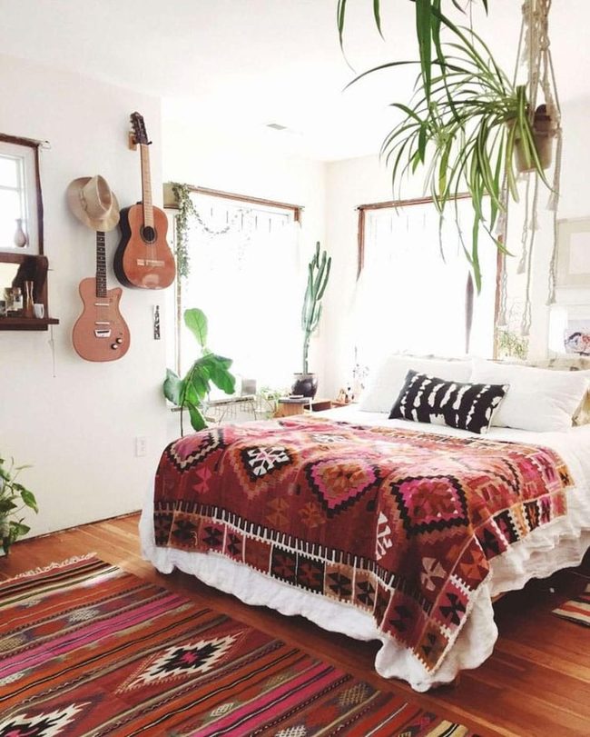 Vinyl Records Seventies Bedroom