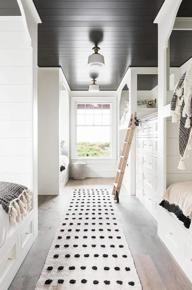 Black Ceiling White Minimalism