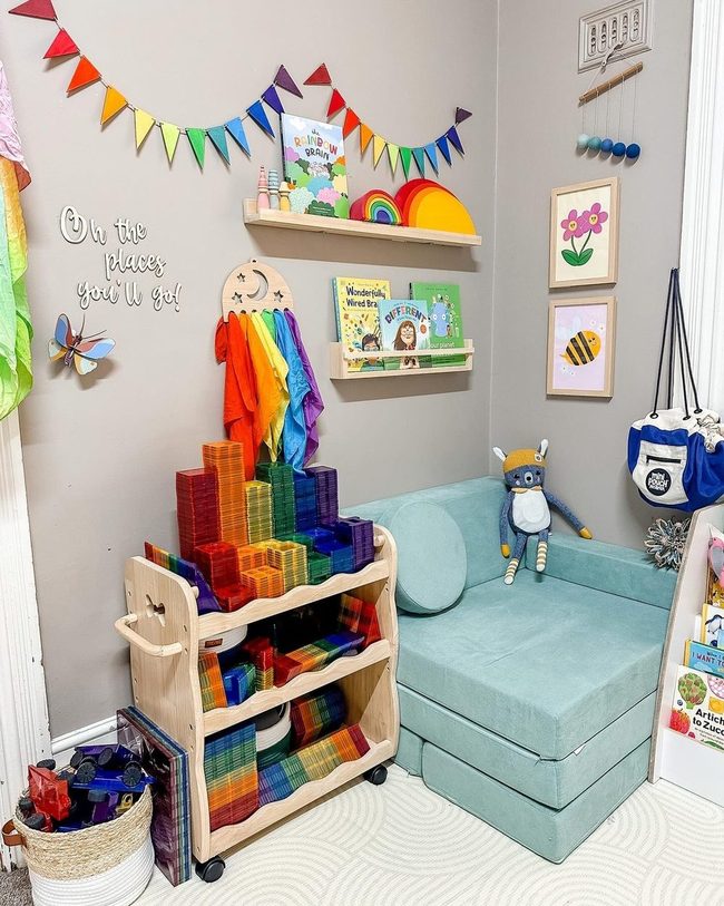 Bright Books And Rainbow Blocks