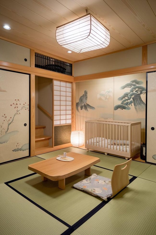 Tatami Nursery with Sliding Doors