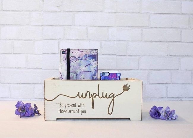 Black And White Charging Boxes