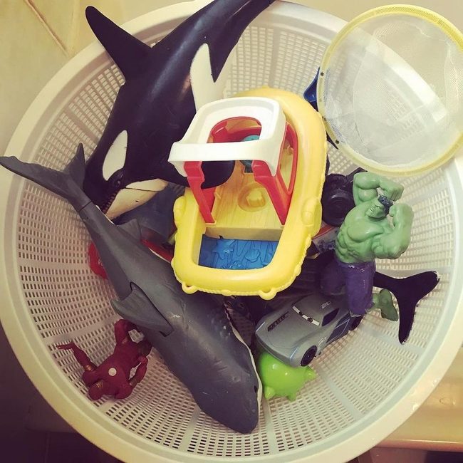 Mesh Strainer Bath Toy Dryer