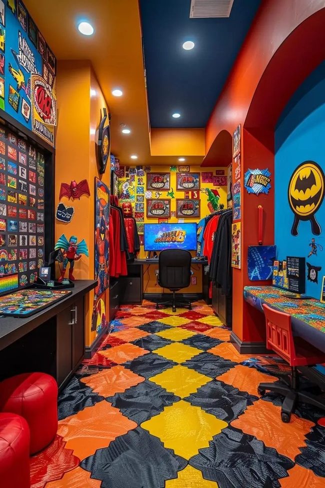 High-Tech Hero Command Center