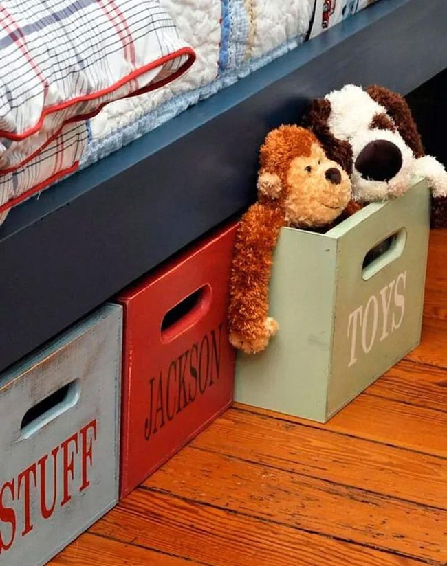Clear Bins Under Bed Storage