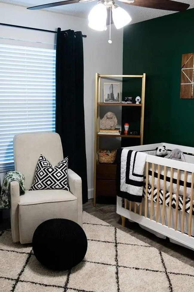 Green Walls, Modern Nursery