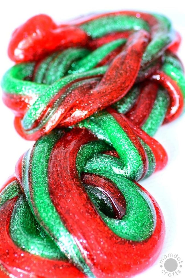 Red And Green Striped Sparkle