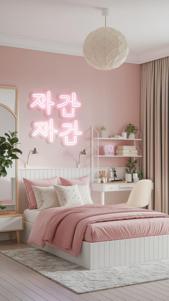 Neon Signs With Soft Pastels