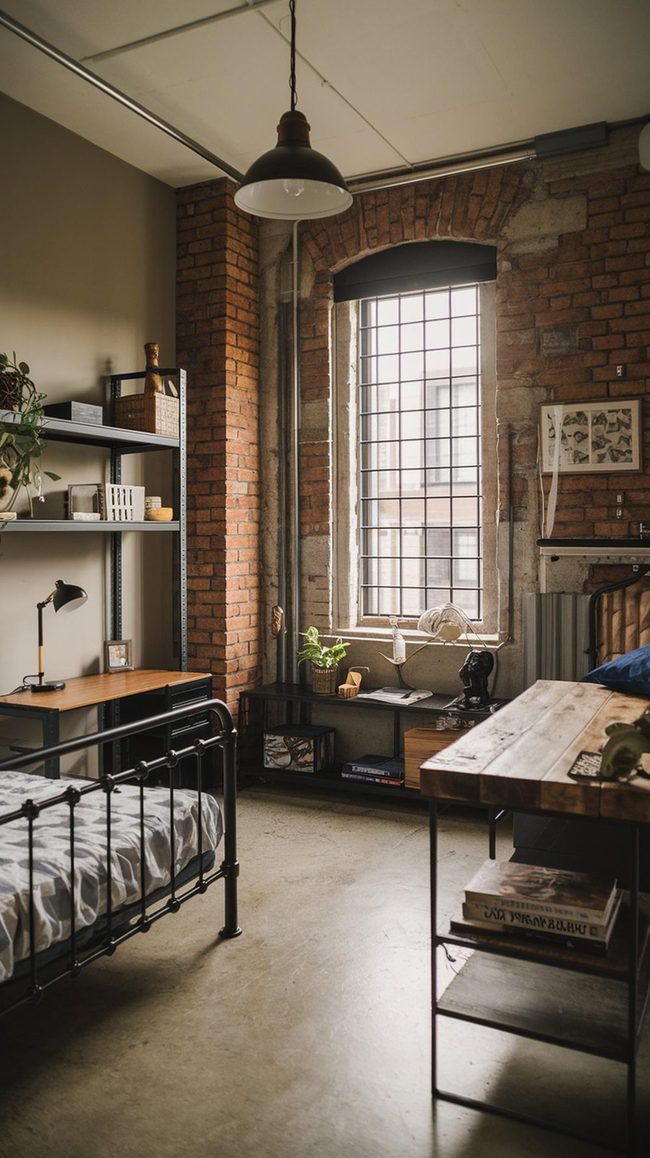 Exposed Brick Raw Edge
