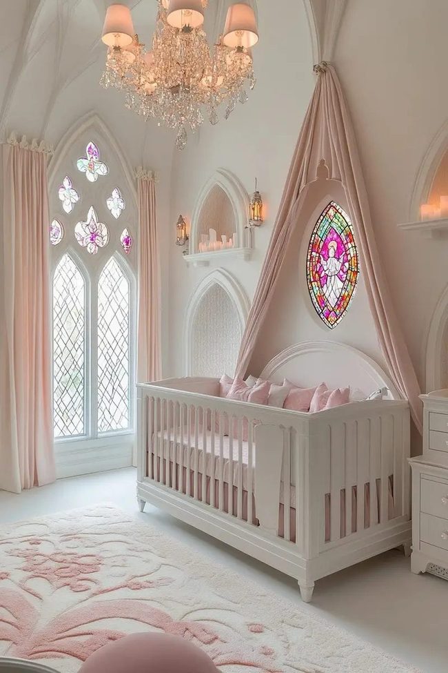 Pink And White Nursery Dreams