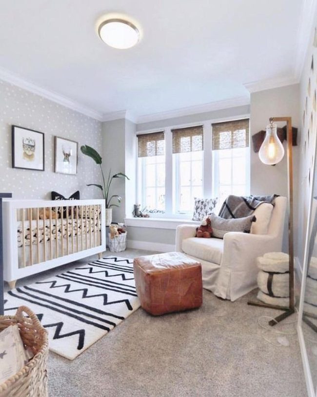 Light Gray Walls, Starlit Nursery