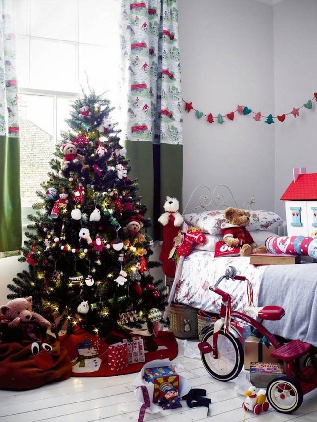 Glowing Tree, Teddy Bears, Red Tricycle