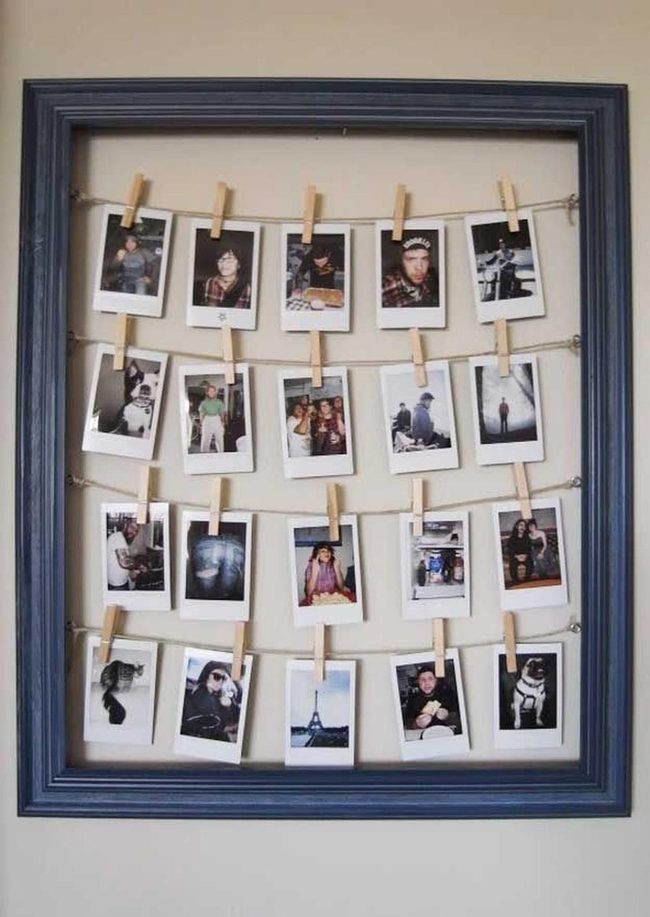 Clothesline Photo Display