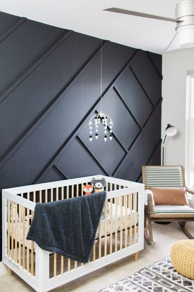 Dark Geometric Nursery Dreams