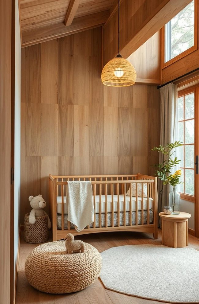 Warm Teak Tones Form Depth