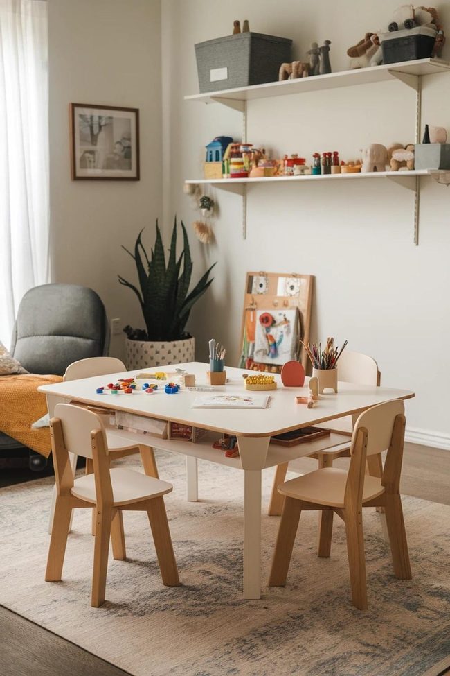 Lego Board Reversible Table Storage