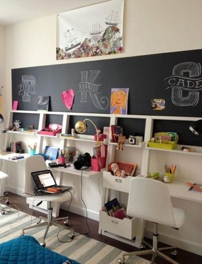Black Chalkboard Studio Workspace