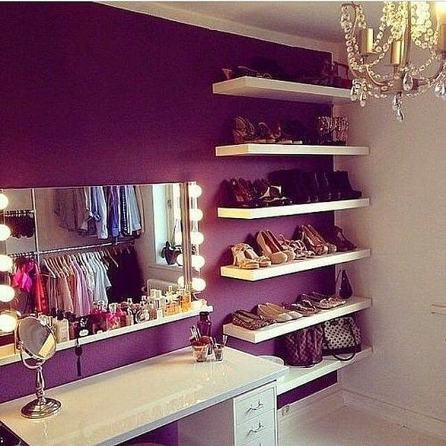 Open Shelving Bedroom Storage