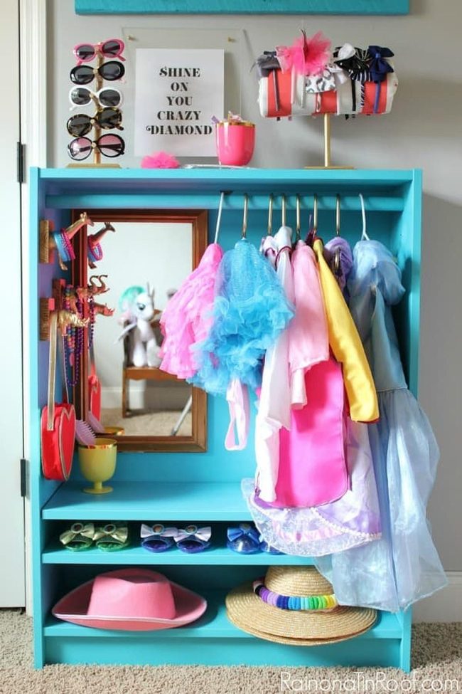 Painted Billy Shelf Dress Up Station