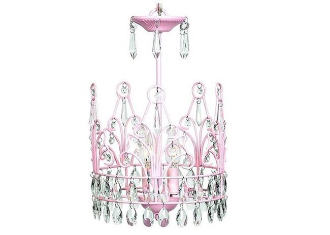 Pink Crown Chandelier Royalty