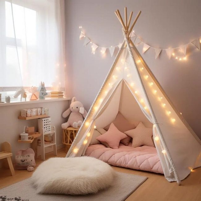 Striped Canvas Tent Nook